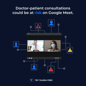 Video conference bewteen a doctor and a pacient